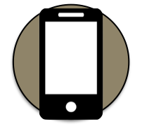 contact us cell phone icon
